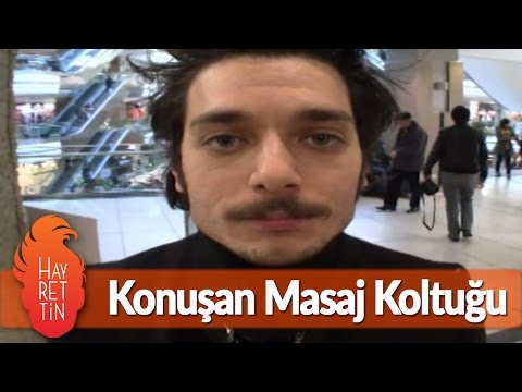 Konuşan masaj koltuğu 1 ( Gizli kamera ) :)