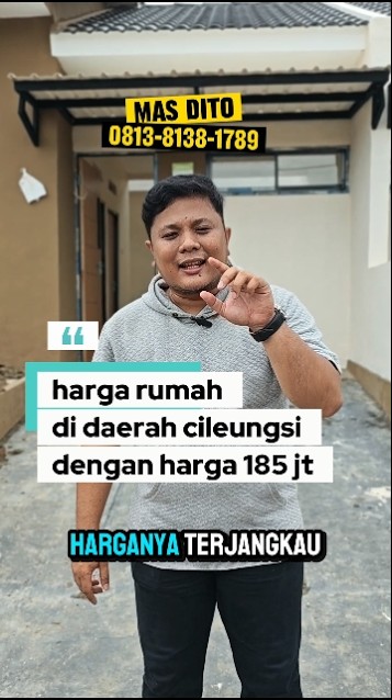 Harga rumah murah terjangkau cuma 185 juta nett, siap huni! 081381381789 Mas Dito #rumahminimalis