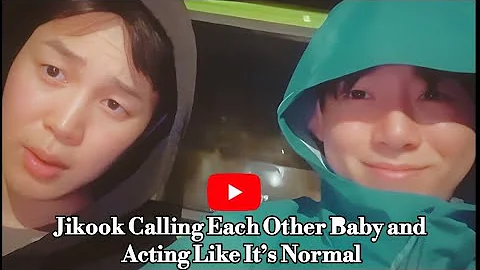 Jikook Calling Each Other Baby and Acting Like It’s Normal | Jikook is real. 