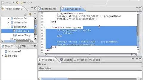 Essential EGL+Batch - Lesson 06 BatchLib
