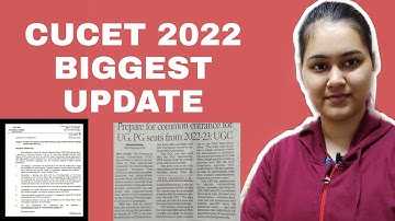 #CUCET 2022|biggest update|45 university are participating and official notice