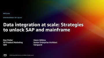 AWS re:Invent 2022 - Data integration at scale: Strategies to unlock SAP and mainframe (PRT248)