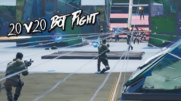 Fortnite (Battle Lab Game Mode) | 20v20 Bot Fight!