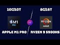 Apple M1 Pro vs Ryzen 9 5900HS – High-End Laptop CPU Showdown