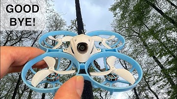 GOOD BYE Stock Betafpv Meteor 75 Pro | Whoop Racing in the Woods | Last flights of my Stock 75 Pro