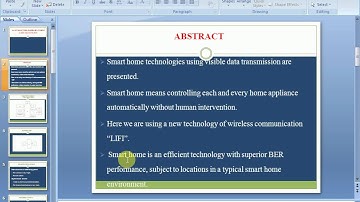 2015 EMBEDDED SMART HOME TECHNOLOGIES USING