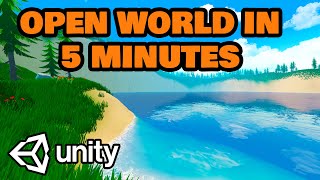 Build a beautiful 3D open world in 5 minutes | Water, Lakes, Environment | Pt. 2 screenshot 5