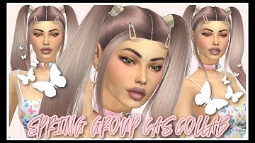 SPRING GROUP COLLAB - Butterfly Inspired Sim - Sims 4 CAS + CC Links/Folder & Sim Download