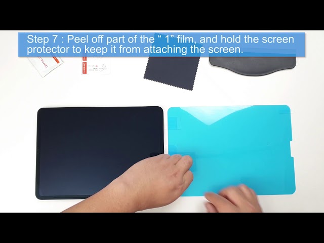 Paperfeel iPad Pro Screen Protector Film Installation Video