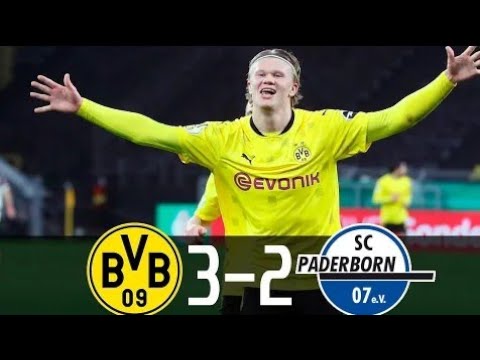 Borussia Dortmund vs Paderborn 3-2 Highlights & Goals 2021 HD