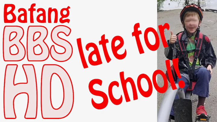 Bafang BBSHD on Specialized Fatboy at 52 volts - Late For School!