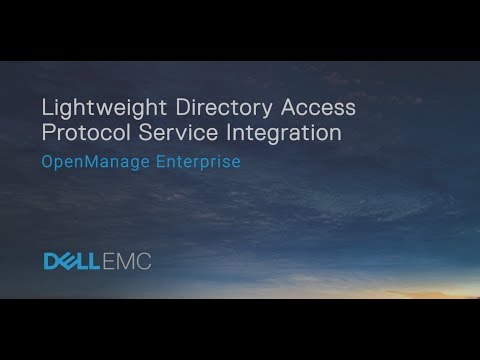 Lightweight Directory Access Protocol integration in Dell EMC OpenManage Enterprise Console