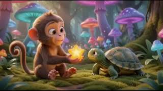 Ellie the elephant & her monkey friend spread magic & kindness in their beautiful forest home! 🐘🐒✨💖