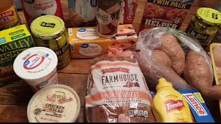 Grocery Haul from Walmart and Aldi, Antique store, Granny Housecoat, & PO BOX cards
