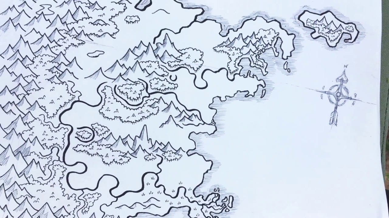 how to draw a fantasy map Fantasy Map Making 4 Kinds Of Rivers Youtube