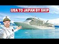 Usa to japan by luxury cruise ship  silversea royal suite
