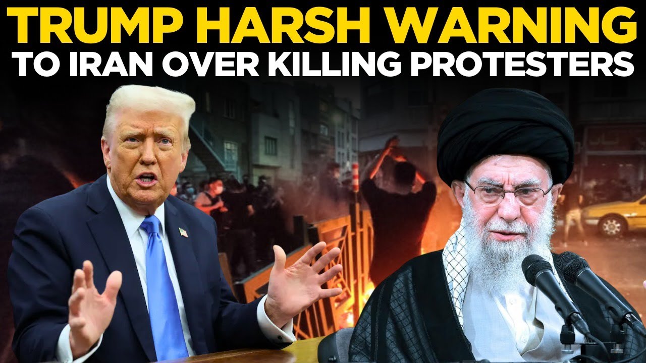 Trump LIVE: Trump’s Chilling Warning to Iran Over Deadly Crackdown On Protesters | Iran Protest