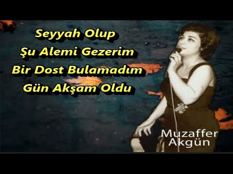 Muzaffer Akgün || Bir Dost Bulamadım ||  (Seyyah Olup Şu Alemi Gezerim)