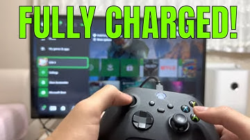 XBOX SERIES X/S HOW TO KNOW IF CONTROLLER IS FULLY CHARGED