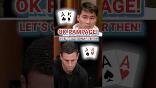 Tough break bud @RampagePoker. Should I have made more? #poker