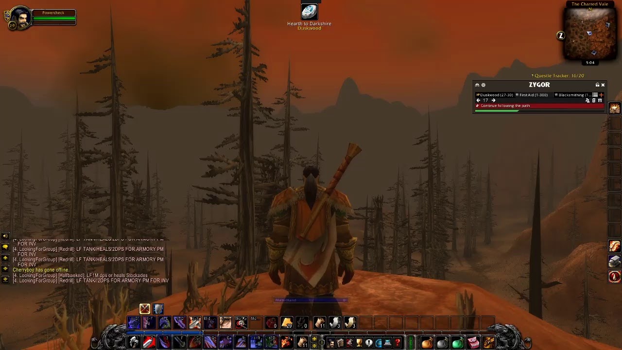 Leveling Warrior In Classic YouTube