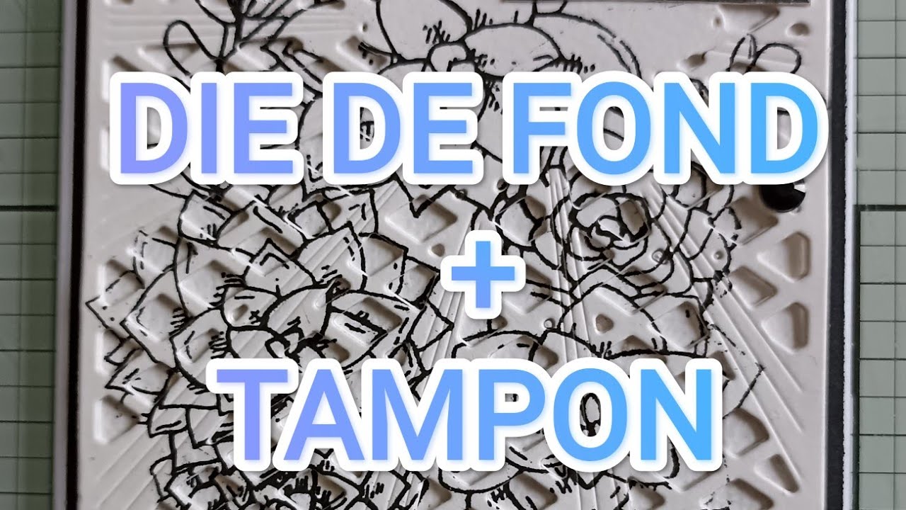 UTILISER VOTRE MATÉRIEL POUR UNE CARTE UN PEU TECHNIQUE MAIS FACILE ET EFFET INTÉRESSANT