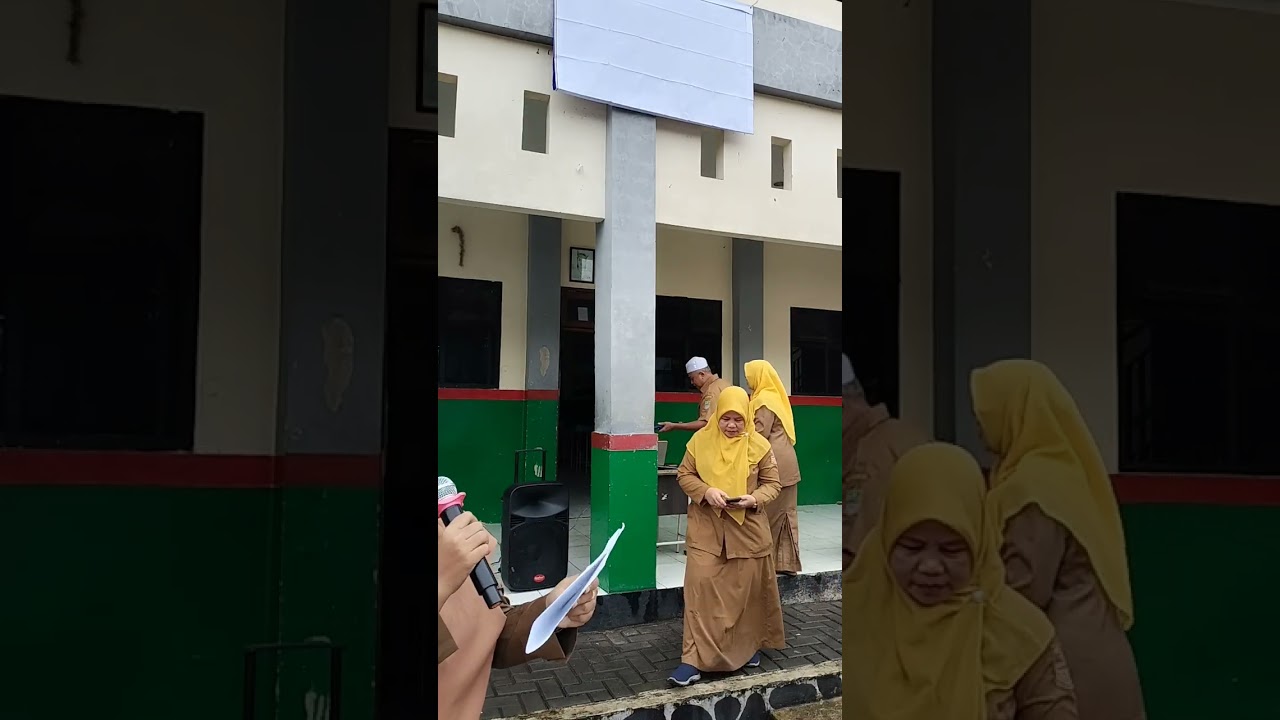 Acara Penyambutan PLT Kepala sekolah 
