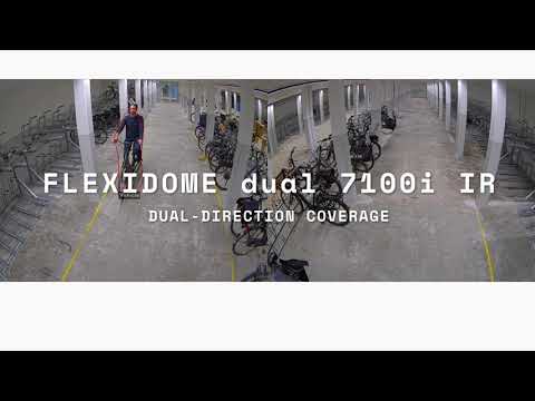 FLEXIDOME dual 7100i IR – Dual-direction coverage