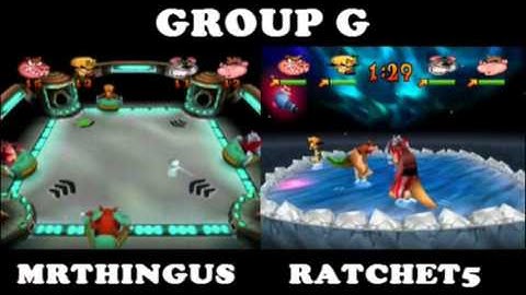 IAS5 Round 1, Group G - MrThingus vs Ratchet5 - Crash Bash [1/2]