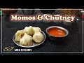 Mini momos with chutney  miniature cooking  sj mini kitchen