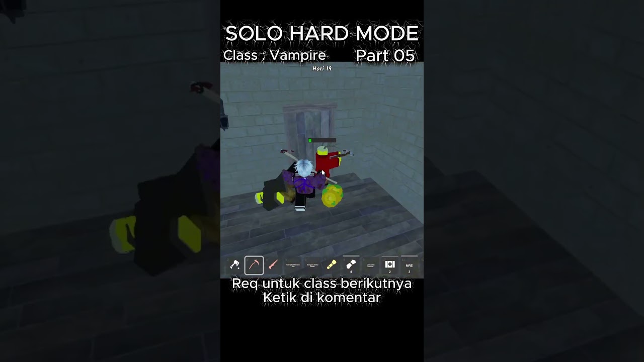PART 05 SOLO VAMPIRE HARD MODE 99 MALAM DI HUTAN ROBLOX 