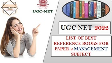 List Of Best Reference Books || Paper 2 || Management || UGC NET