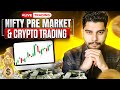 🔴 Nifty Pre Open &amp; Live Crypto Trading (23rd June) 20k to 1 Lakh Challenge (🚨 Don’t Miss Entry!)