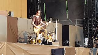 Avenged Sevenfold  - Synyster Gates guitar solo   Buried Alive intro live at Firenze Rocks 17-6-2018