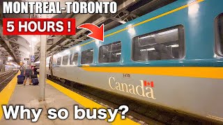 🇨🇦 Riding on Canada&#39;s MOST POPULAR Train | VIA Rail The Corridor Business Class (Montreal→Toronto)