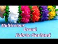 Multicolour grand fabric garland    cloth garland