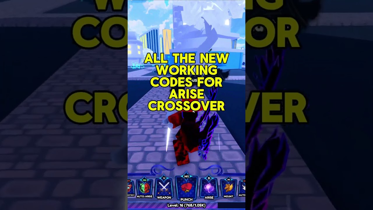 New Codes in Arise Crossover Roblox (Update)