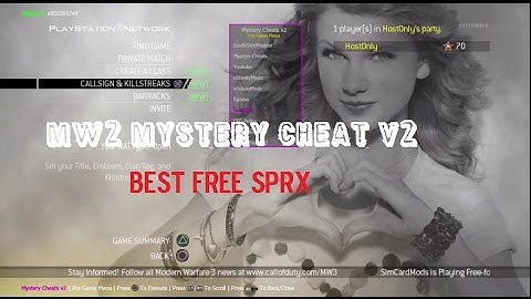 [Mw2/1.14] Mystery Cheats v2 BEST FREE Non-Host + Pre-Game (Aimbot, Auto Wall,