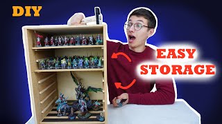 How to easily TRANSPORT and STORE all of your MINIATURES  WOOD BUILDING ?!