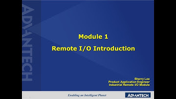 Advantech iSensing e-Learning Video:ADAM Module1 - Introduction