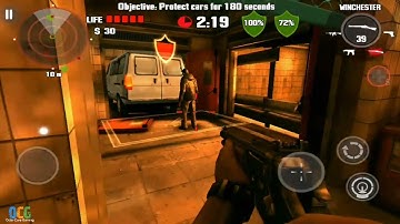 DEAD TRIGGER: Android gameplay (Protect cars for 180 seconds