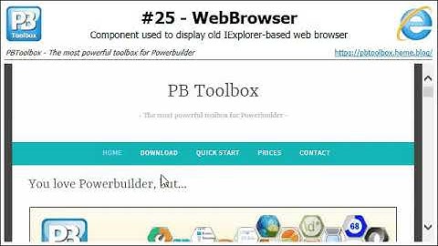 PBToolbox Powerbuilder WebBrowser (#25)