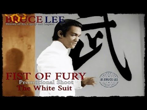 李小龙 BRUCE LEE: FIST OF FURY The White Suit Promotional Shoot