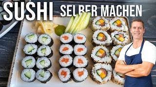 Sushi selber machen - Reis perfekt kochen - Maki Sushi und California Roll