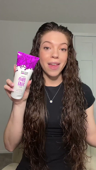 No part curly hair routine on 2C curls #curlyhair #hairtutorial #hair