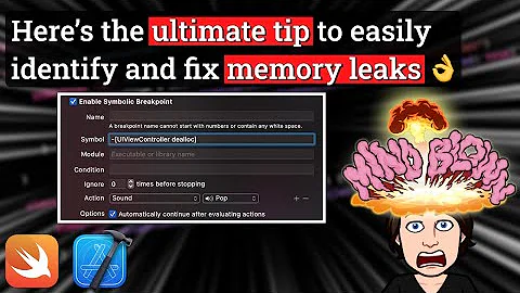 Here's the ULTIMATE tip to find memory leaks in Xcode!