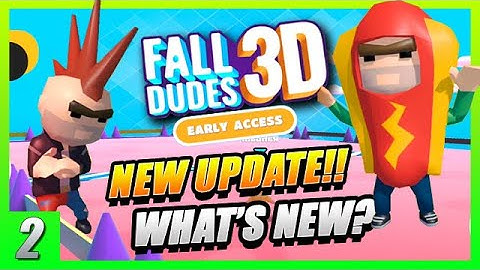 *MAJOR UPDATE!!!* NEW SKINS | IMPROVED MAPS DESIGN | CUSTOMIZE - Fall Dudes 3D (Early Access)