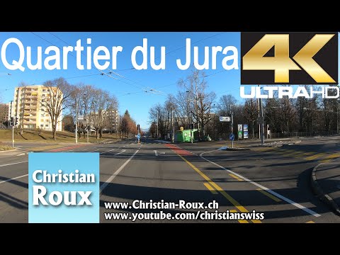 1X UHD - Switzerland 335 (Camera on board): Fribourg, quartier du Jura (Hero7 HyperSmooth)