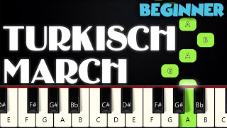 Turkish March - Mozart | BEGINNER PIANO TUTORIAL   SHEET MUSIC by Betacustic