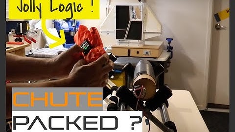 Folding a 4ft Parachute and testing the Jolly Logic chute release